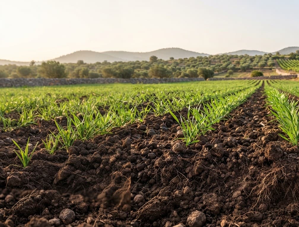 Sol agricole et couverture végétale observés par RoboCare