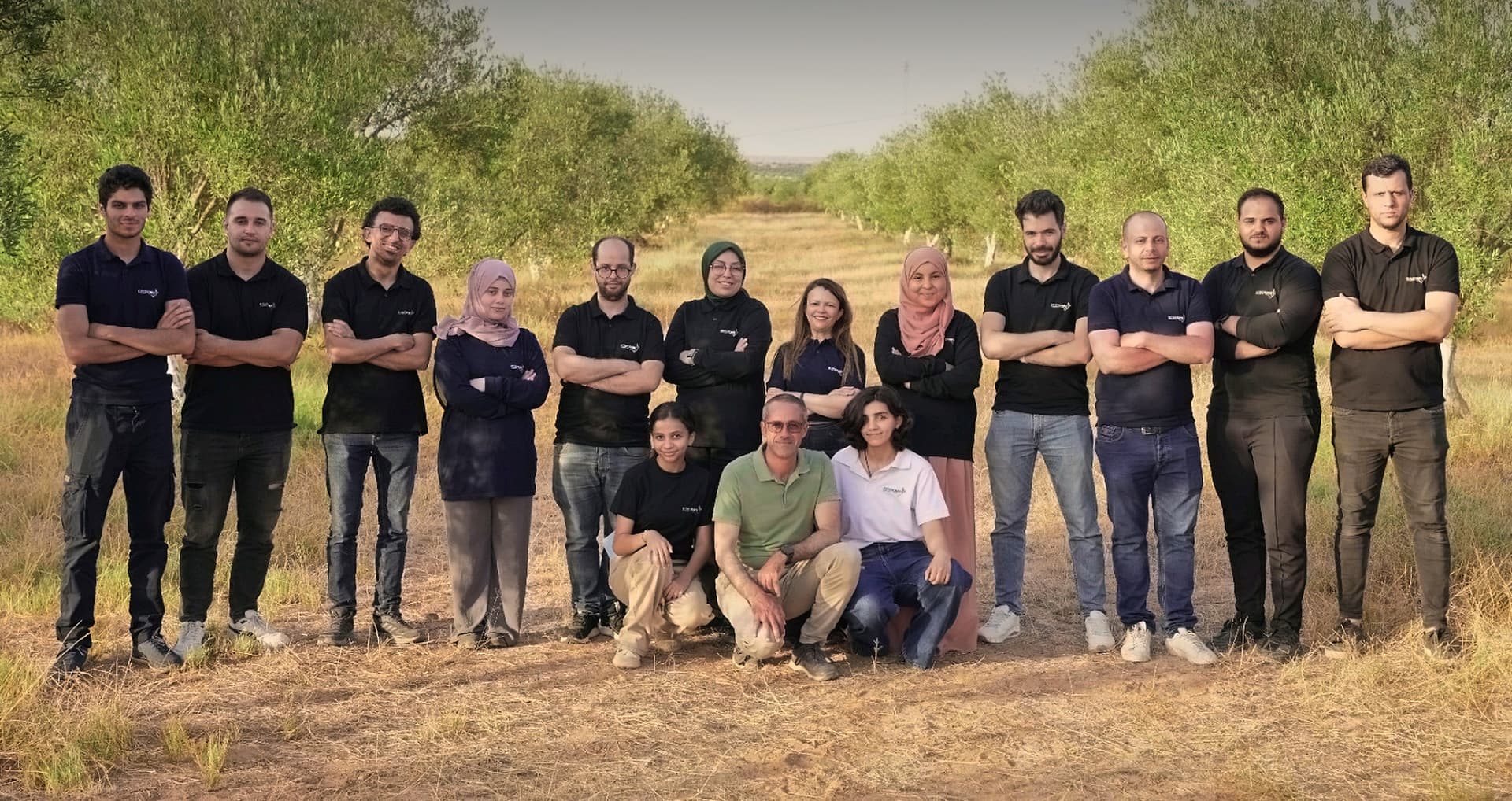 L’équipe RoboCare sur le terrain